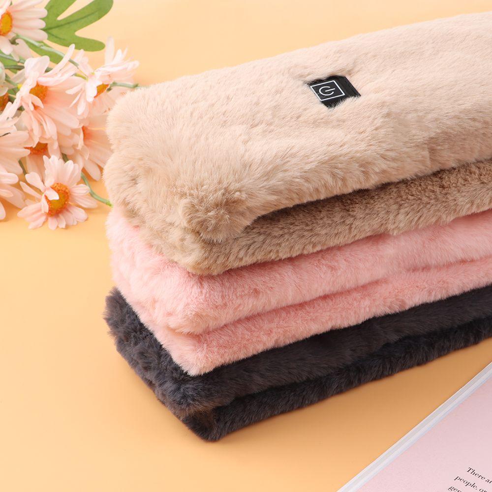 Khăn Choàng Lông Thỏ Giữ Ấm Mùa Đông Thời Trang Có Thể Sạc Lại