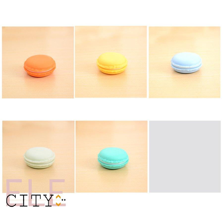 Hộp Đựng Trang Sức Hình Bánh Macaron 16 Ngăn