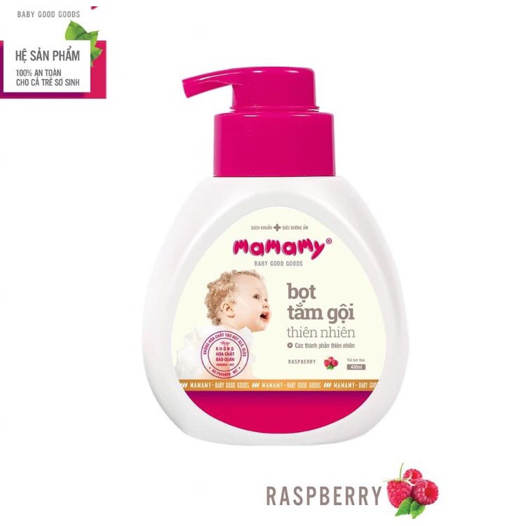 Mamamy - Bọt tắm gội 400ml