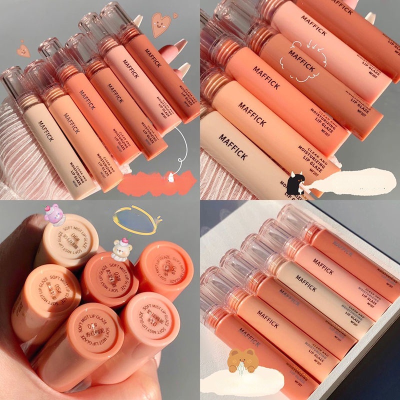 [Hàng mới về] Son môi Maffick trang điểm lâu trôi chống thấm nước nhiều màu sắc thời trang