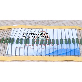 Điện trở mo 1.2k 1w 5% t2-a9