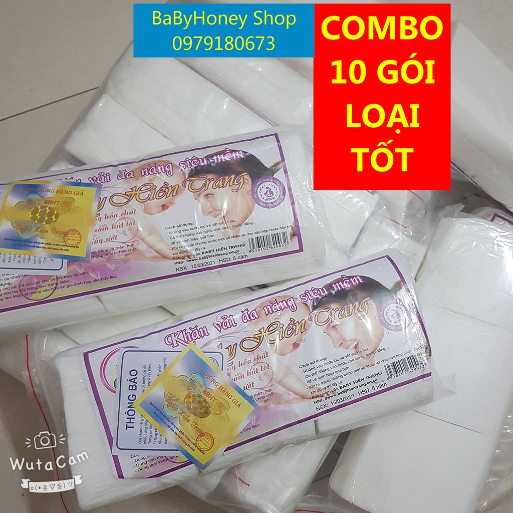 [COMBO 10 GÓI 200g] Khăn khô Đa Năng HIỀN TRANG Siêu Mềm