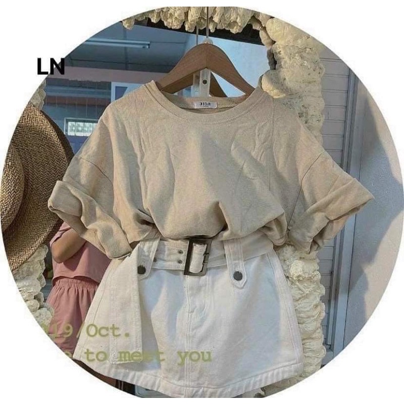 Áo phông trơn cotton khô LN12