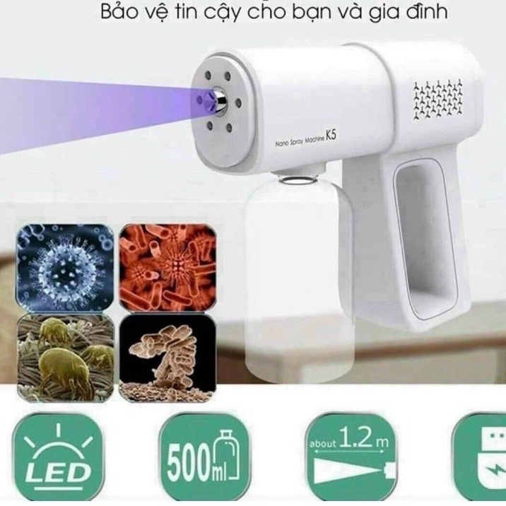 Máy Xịt Khử Khuẩn Hàng Cao Cấp Dùng Cho Văn Phòng, Cá Nhân, Gia Đình