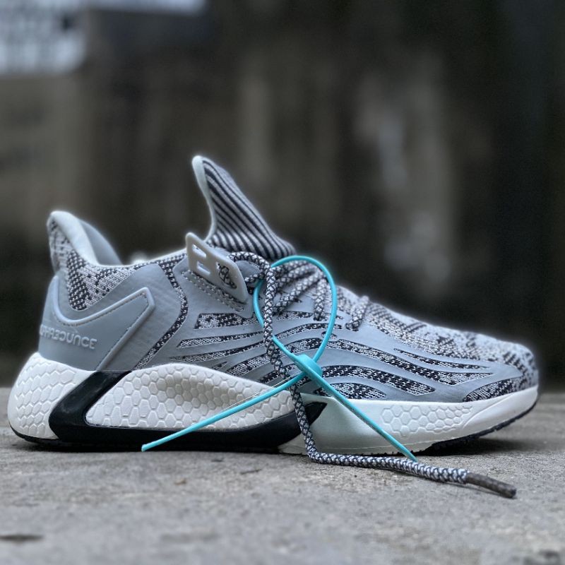 [fullbox[ Giầy thể thao alphabounce xám nam 2020