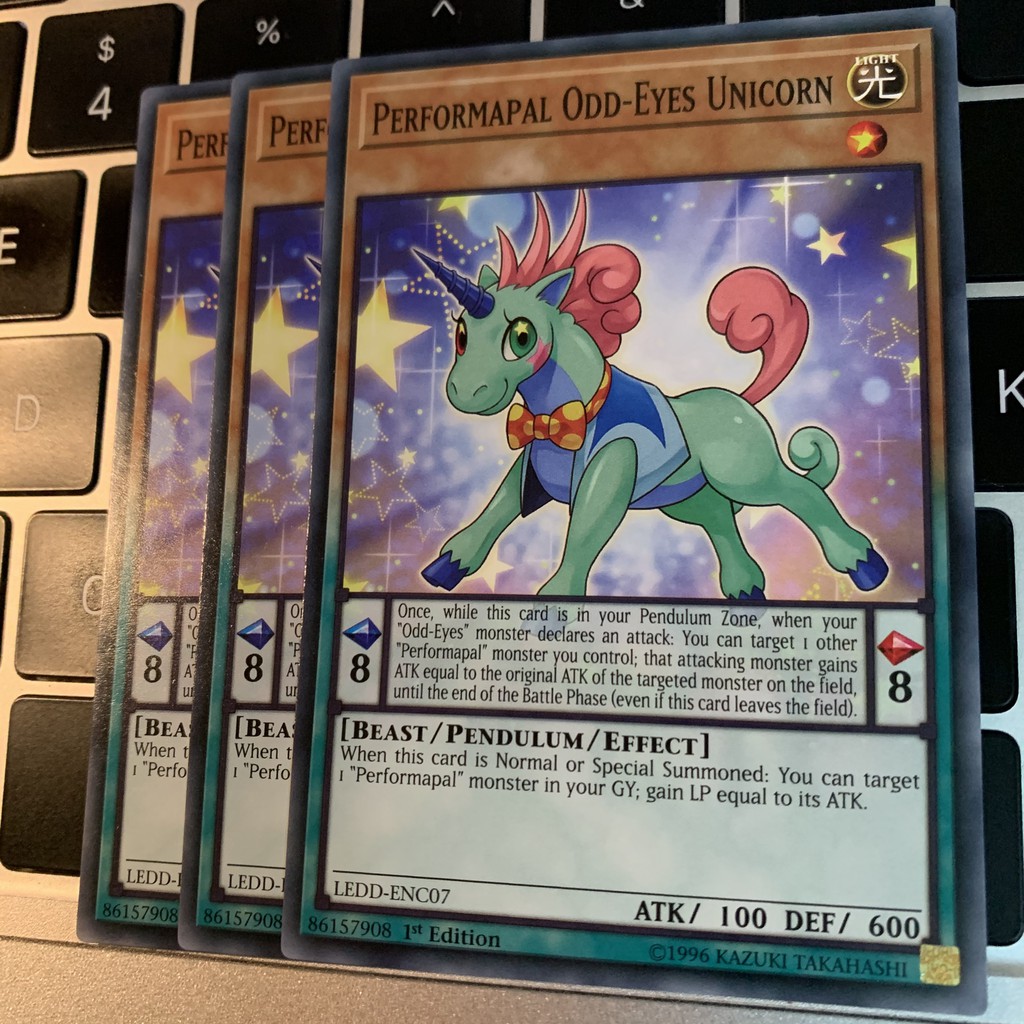 [EN-JP][Thẻ Bài Yugioh Chính Hãng] Performapal Odd-Eyes Unicorn