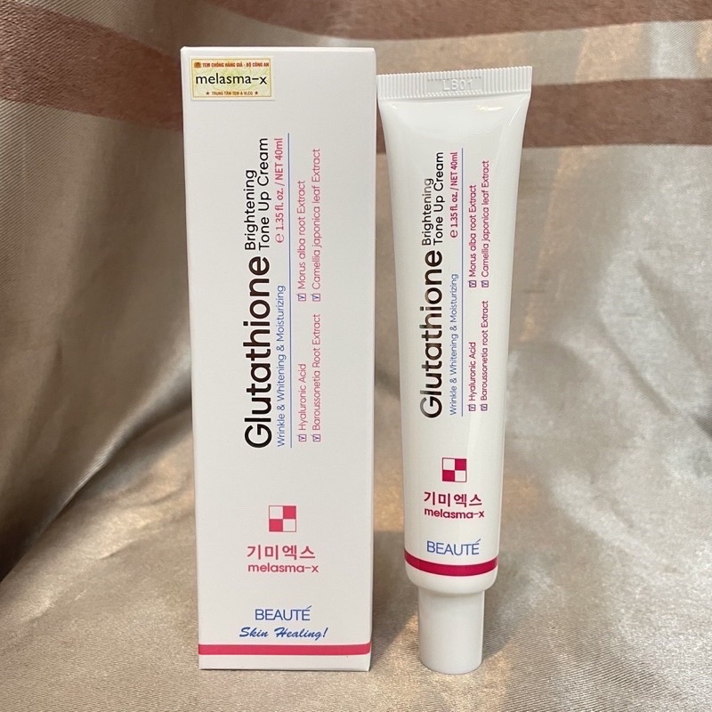 Kem Dưỡng Trắng MELASMA-X 3D Glutathion Brightening Tone Up 40ml