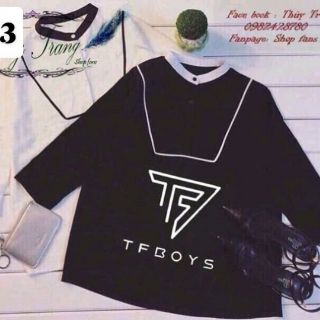 Áo Sơ Mi Cổ Trụ TFBOYS