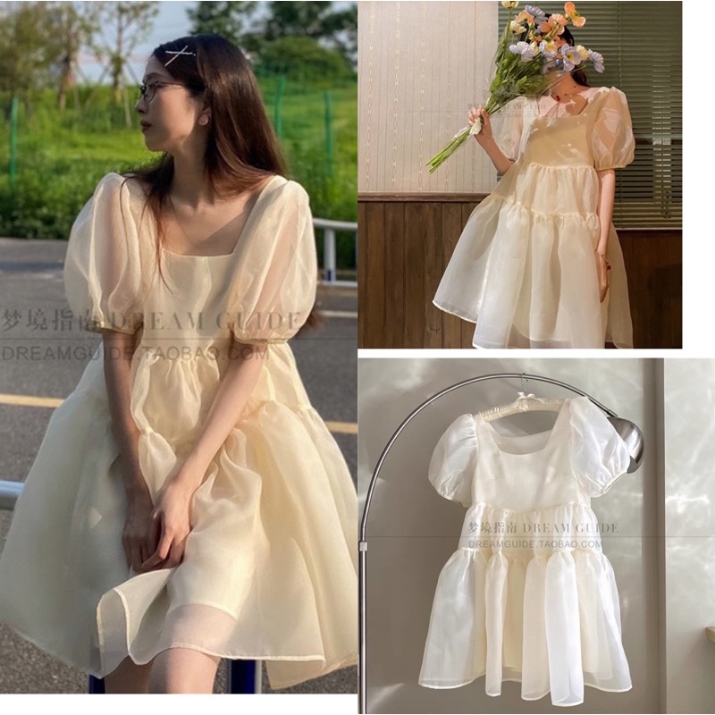 [HÀNG SẴN]VÁY ĐẦM BABYDOLL TƠ “SELINA DRESS” TIỂU THƯ