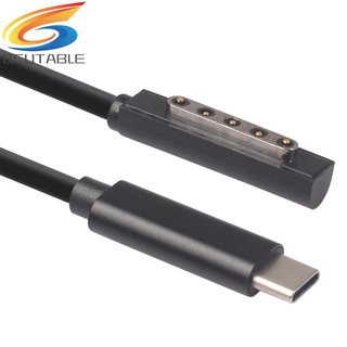Cáp sạc 1.5m USB Type C PD cho Microsoft Surface Pro 1/2
