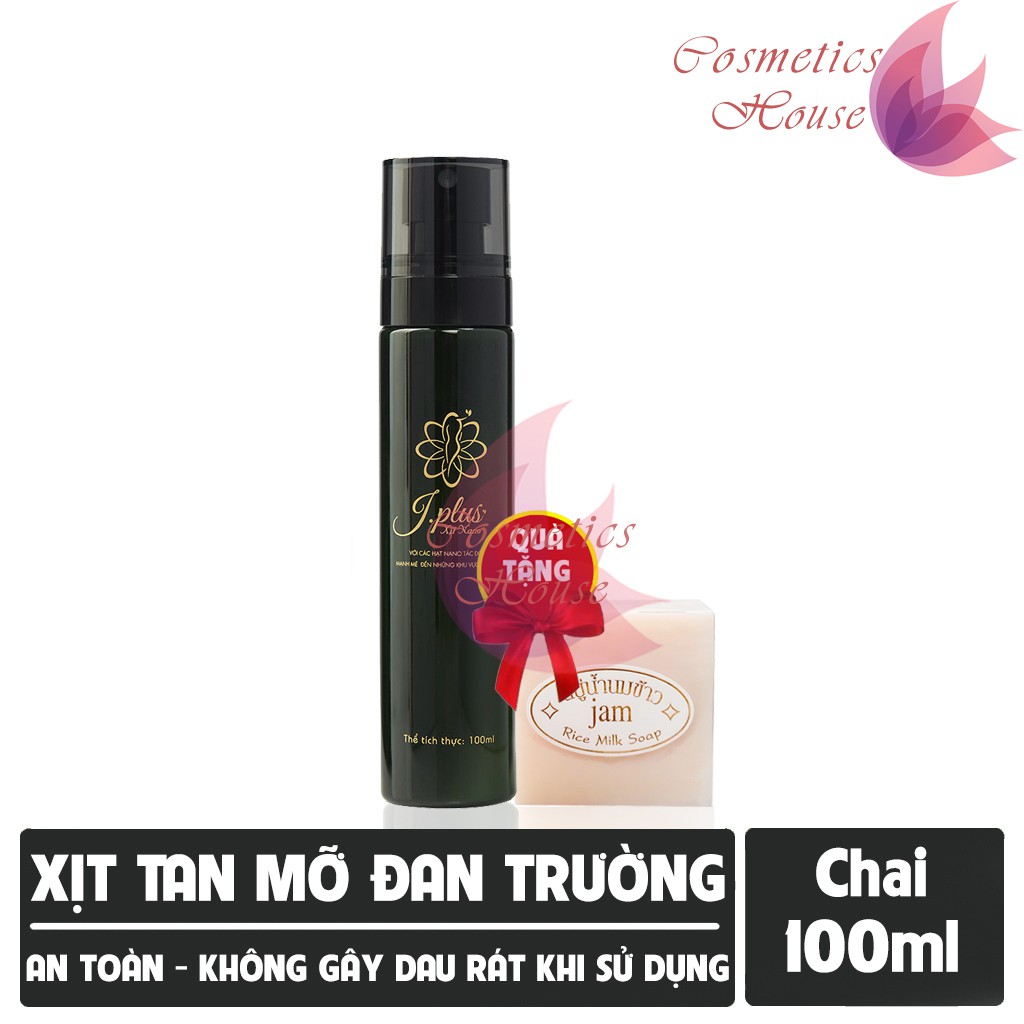 Giảm Cân Nhanh Cấp Tốc Toàn Thân Cho Nam Nữ - Giảm Béo Mỡ Bụng An Toàn Sau Sinh - Chai Xịt Nano Tan Mỡ J Plus Đan Trường