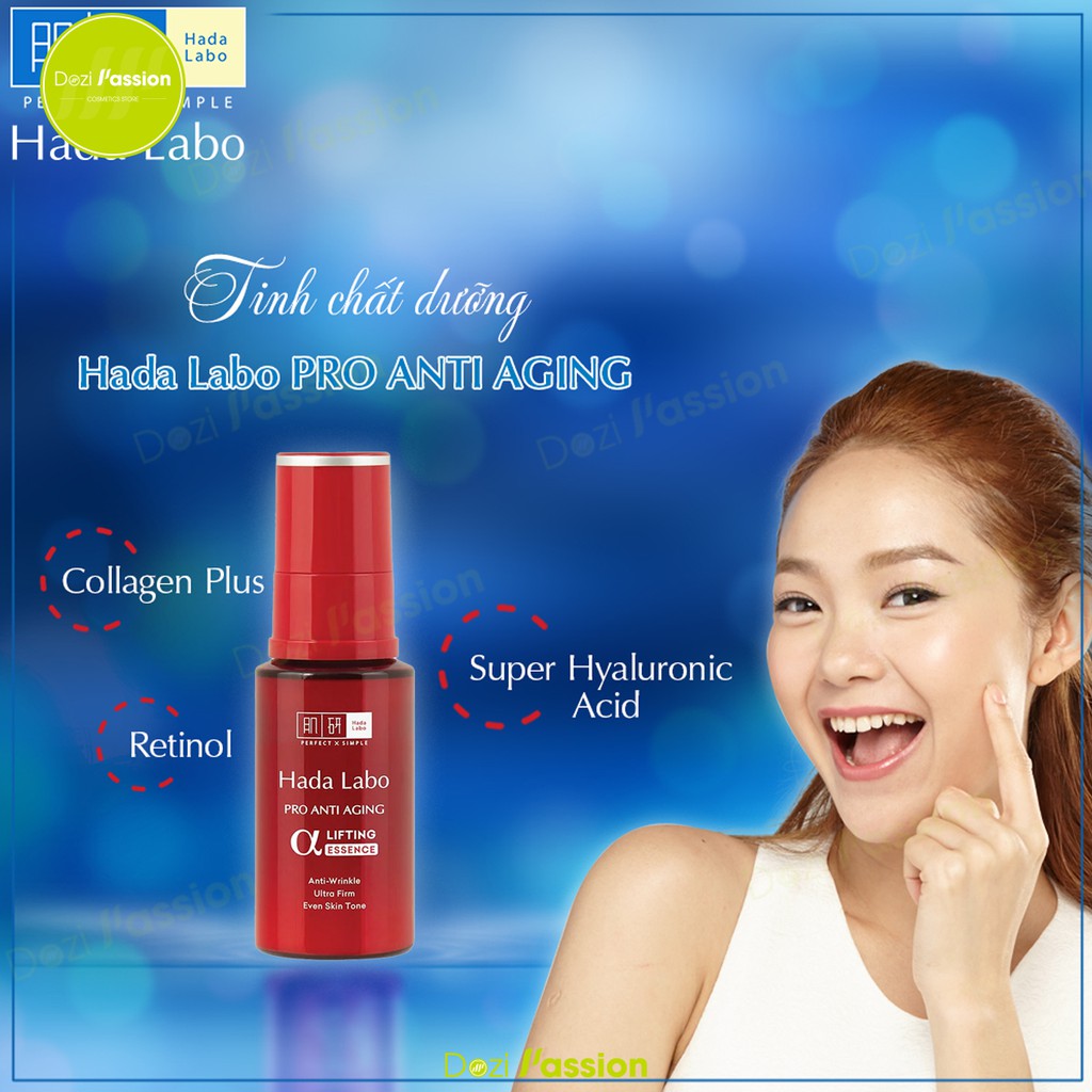 Bộ Dưỡng Da Hada Labo Chuyên Biệt Chống Lão Hóa Đỏ - Hada Labo Pro Anti Aging