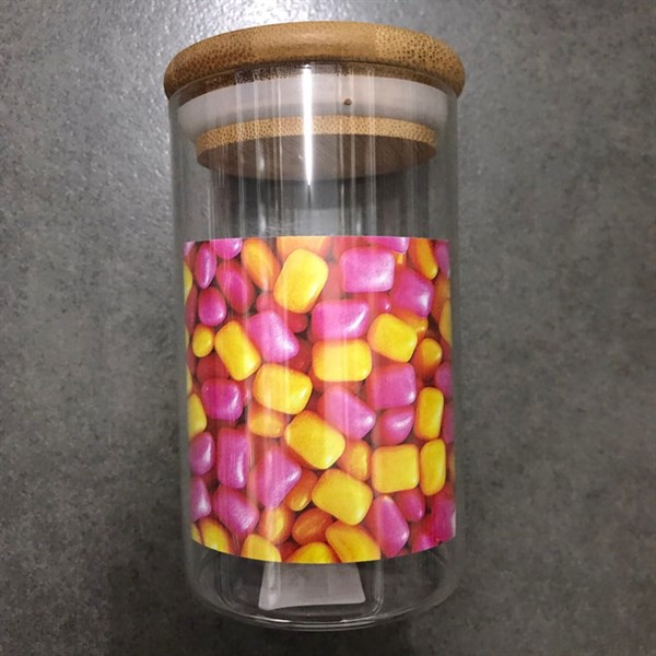 Lọ hũ thủy tinh có nắp đậy bằng gỗ, hàng nhập khẩu cao cấp