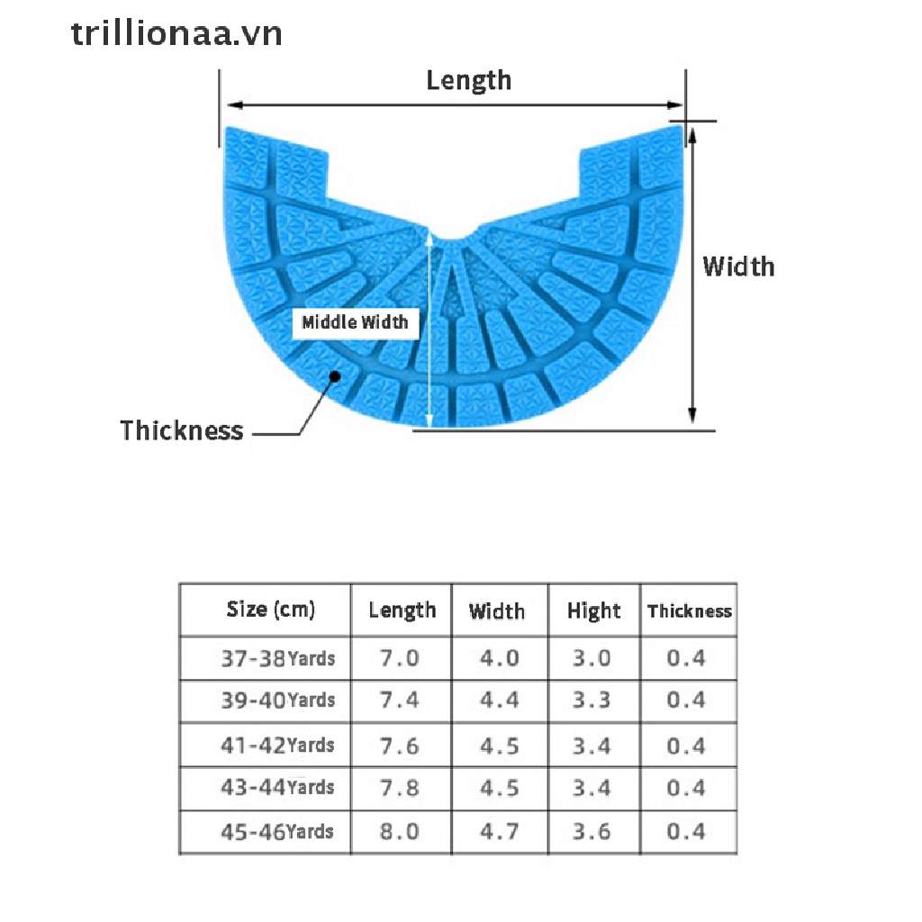 Miếng Cao Su Dán Đế Giày Chống Mòn Tiện Dụng