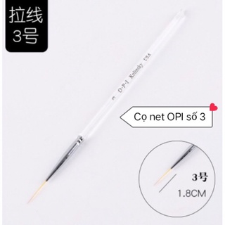 Cọ net, cọ vẽ net nail kolinsky opi số 3