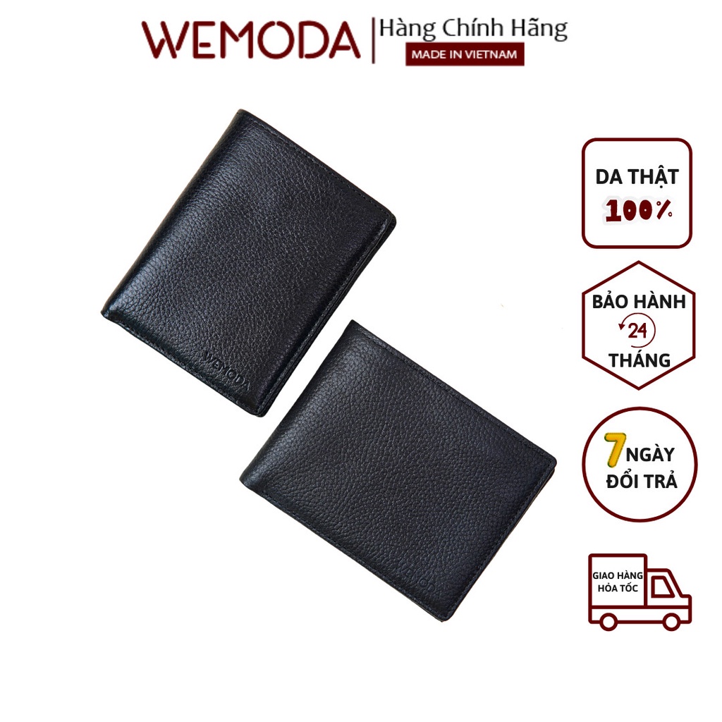 Bóp Da Nam WEMODA cao cấp chống xước chống nước bảo hành 24 tháng