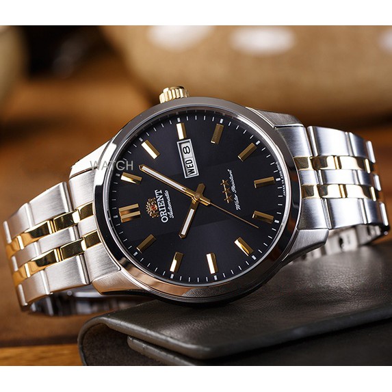 Đồng hồ Nam Chính Hãng Orient SAB0B008BB Automatic , Dây thép