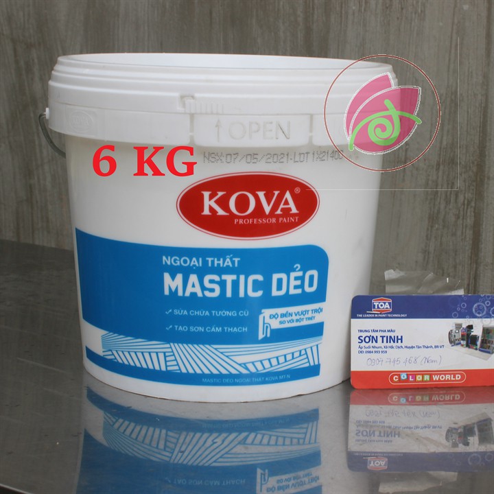 Trét dẻo NGOẠI THẤT KOVA 6KG