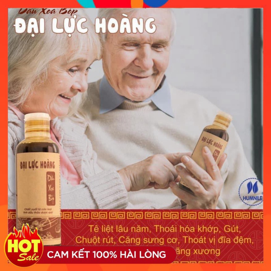 Dầu xoa bóp Đại Lực Hoàng 120ml- giải pháp hỗ trợ cơ xương khớp