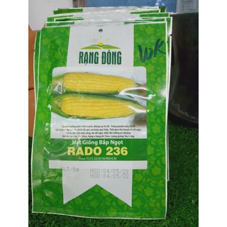 Hạt giống bắp Ngọt rado 236 - Cao sản , siêu năng suất