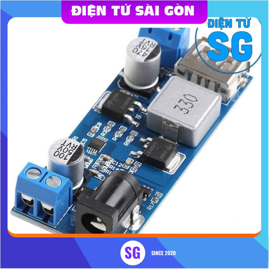 Mạch giảm áp đầu ra 5V - 7Q7L