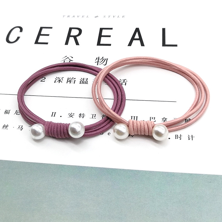 Đồ cột tóc vải da cao su phong cách đơn giản nhỏ xinh Hàn Quốc dành cho nữ cột tóc