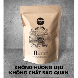 Cà phê rang xay 100% nguyên chất 500g(Tỉ Lệ 5:5 - Arabica:Robusta + 1% Bơ + 1 % Muối) (Sản phẩm đã xay)