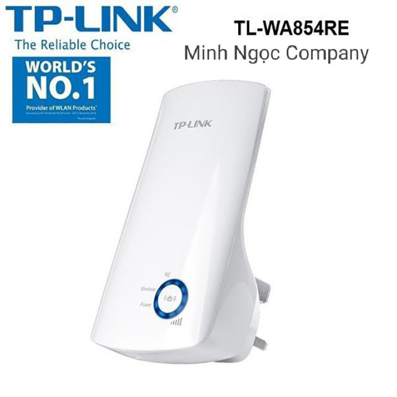 Bộ Kích Sóng Wifi TP Link 854RE Repeater (TL-WA854RE 300Mbps - Bộ mở rộng sóng wifi) - Hàng Chính Hãng