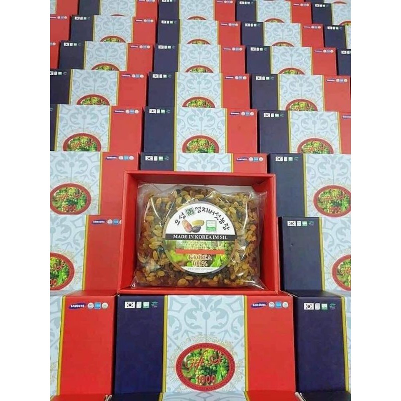 💥 ⚡ SẢN PHẨM CHÍNH HÃNG 💥 ⚡ [HÀNG SALE TẾT] Nho Khô Xanh Hàn Quốc Hộp 1KG