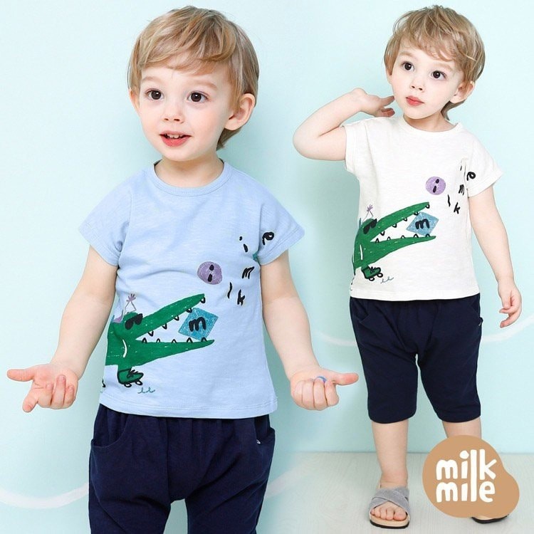 Bộ Milk Mile cá sấu 2 màu