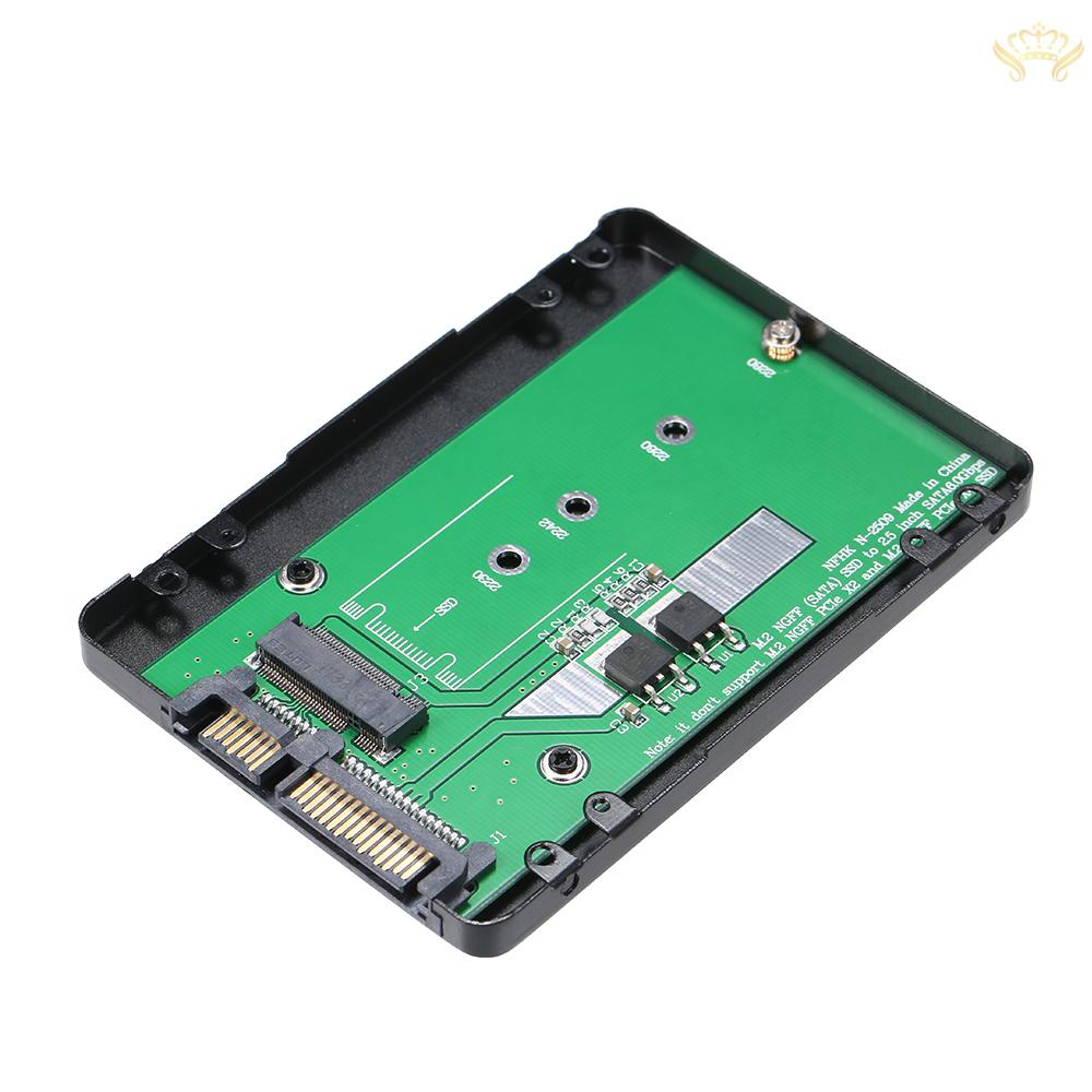 Thẻ Chuyển Đổi SSD M.2 NGFF SSD Sang 22Pin 2.5'' 2280 SATA Cao 7mm
