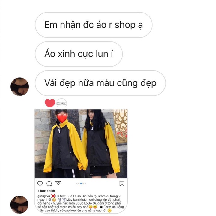 Áo khoác LoGo Gin - form unisex - hình thật tự chụp | GinHouse Shop