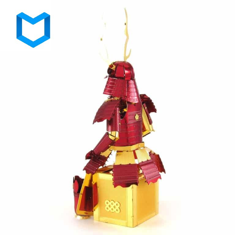 MÔ HÌNH 3D KIM LOẠI LẮP RÁP GIÁP NHẬT BẢN TOYOTOMI ĐỎ