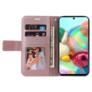 Bao da điện thoại kiểu ví gập dành cho Samsung Note 20 Note 10 Note 9 Note 8 Ultra Lite Plus
