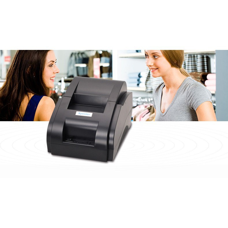ivn021 Máy in hóa đơn K58 Xprinter 58iiH in thẻ điện thoại in bill nhà hàng quán cà phê nhà hàng | BigBuy360 - bigbuy360.vn