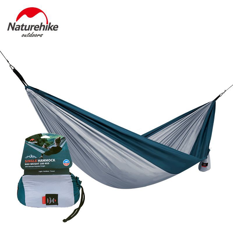 [Đủ phụ kiện, Freeship Extra] Võng đơn gấp gọn siêu nhẹ, full phụ kiện, bền, tải trọng lớn Naturehike - NH17D012-C | BigBuy360 - bigbuy360.vn