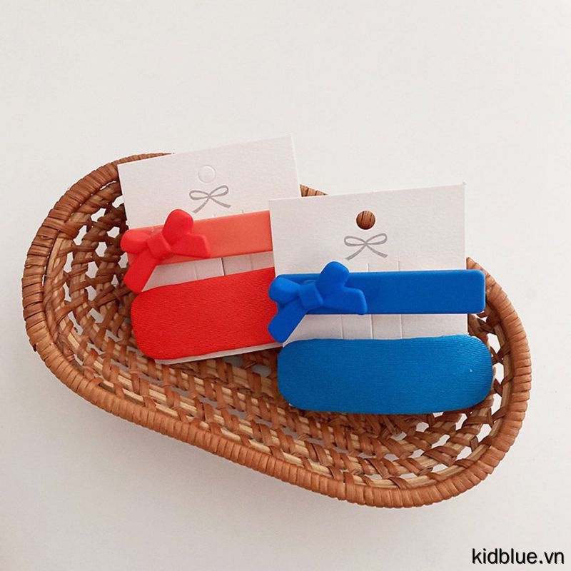 Kẹp tóc màu kẹo đơn giản dành cho trẻ em