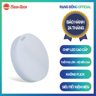 Đèn led ốp trần cảm biến chuyển động ánh sáng 18w rạng đông ln12.rad 220/18w 3000k-6500k