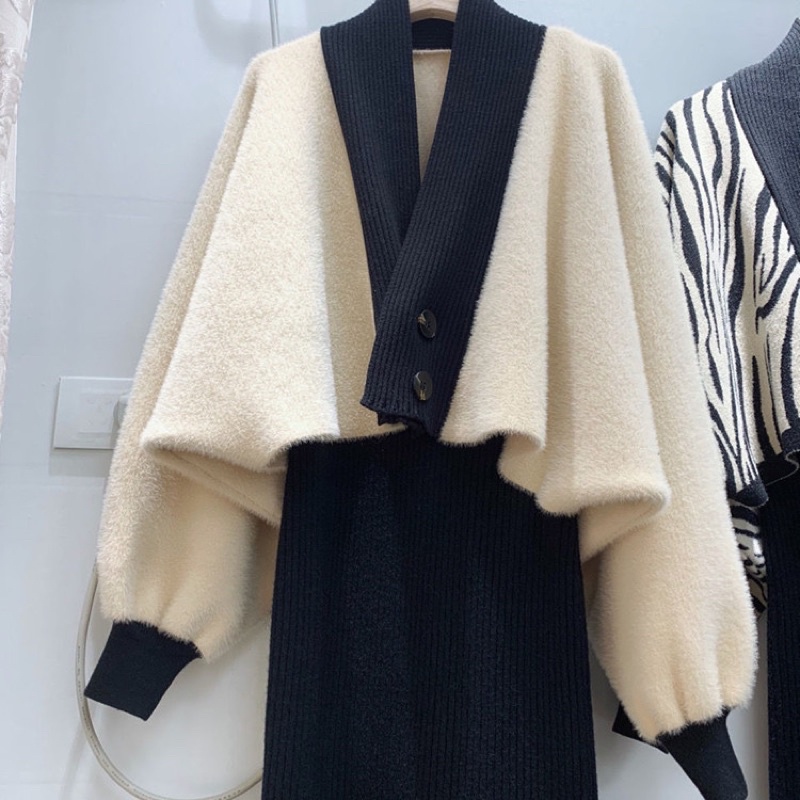 Set đầm len cao cấp