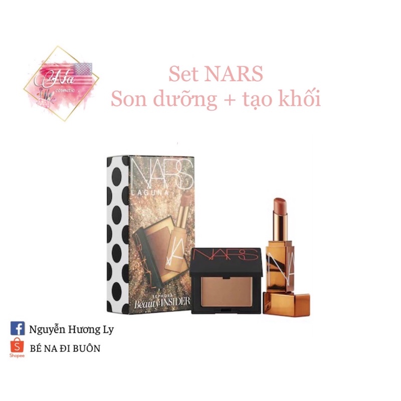 Set son dưỡng Nars + Set dưỡng da Laneige + Set olaplex