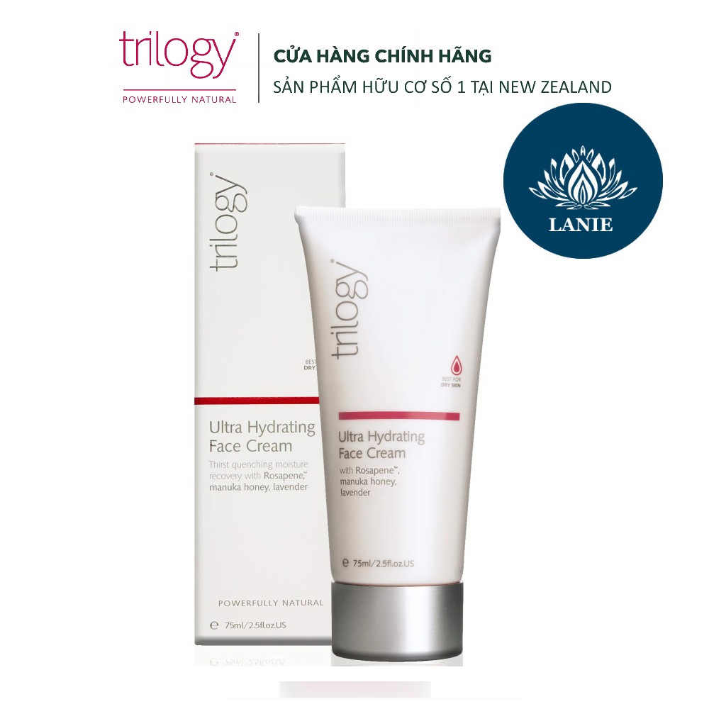 Trilogy Kem Siêu Dưỡng Da Khô Ultra Hydrating Face Cream 75ml