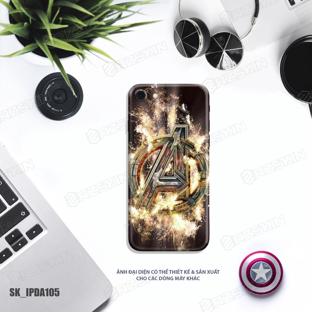 Miếng Dán Skin Hình Chất Liệu 3M Dành Cho Mọi Dòng IPhone |SK_IPDA105| Film Chính Hãng, Cắt CNC, Chống Xước, Bền Màu