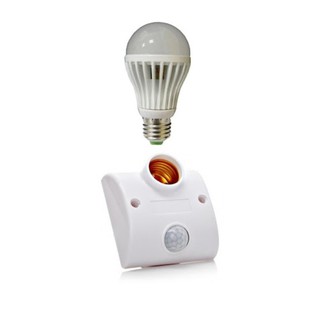 Đui cảm ứng chuyển động kèm bóng led 15w - Đui đèn cảm ứng âm thanh