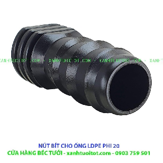 Bộ 10 NÚT BÍT CUỐI ỐNG LDPE PHI 20