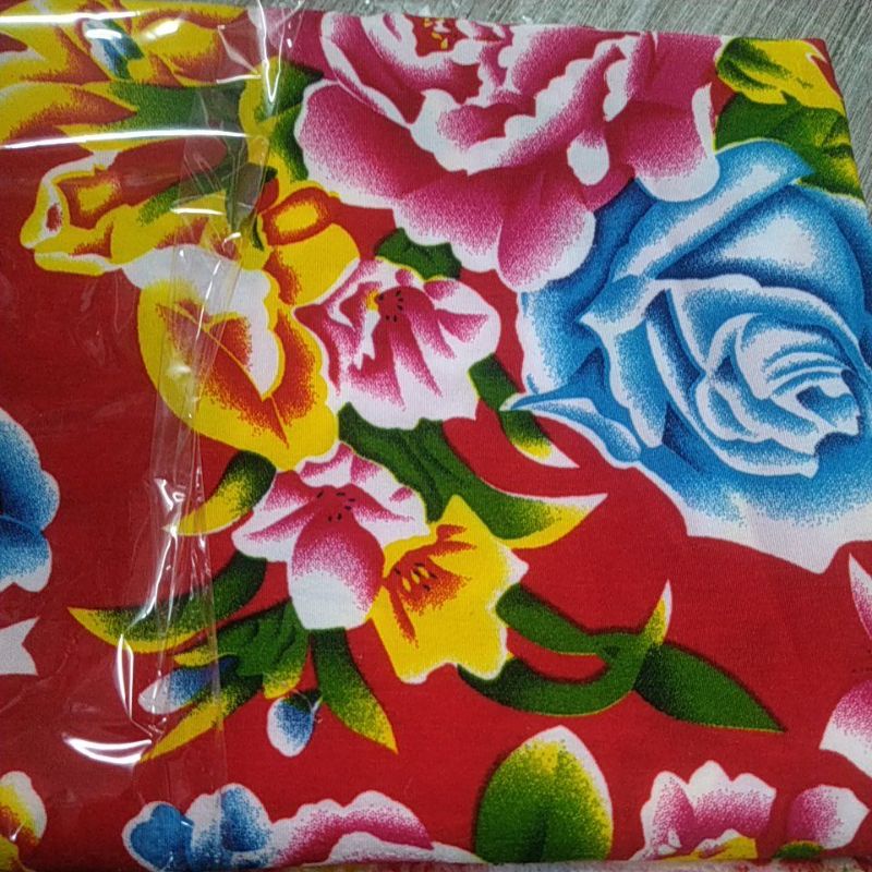 1 mét vải canvas hoạ tiết con công khổ vải 1,4 Mét