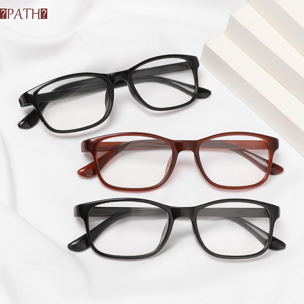 PATH Women Presbyopia Eyewear Elderly Accessories Vision Care Reading Glasses +1.00~+4.0 Diopter Ultra Light Resin Lightweight Men Eyeglasses/Multicolor