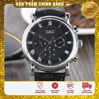 Đồng hồ cơ Classical JARAGAR mặt tròn 6 kim full lịch