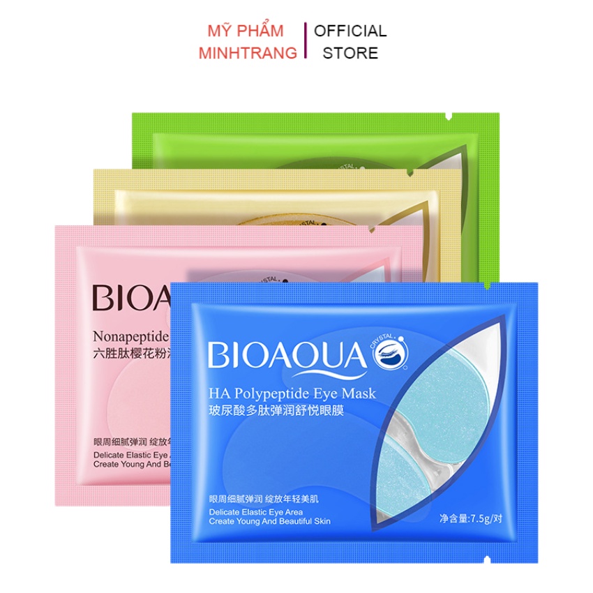 Mặt nạ mắt Bioaqua Eye Mask cấp nước,dưỡng ẩm mắt,giảm quầng thâm,nếp nhăn,chống lão hóa,trẻ hóa làn da