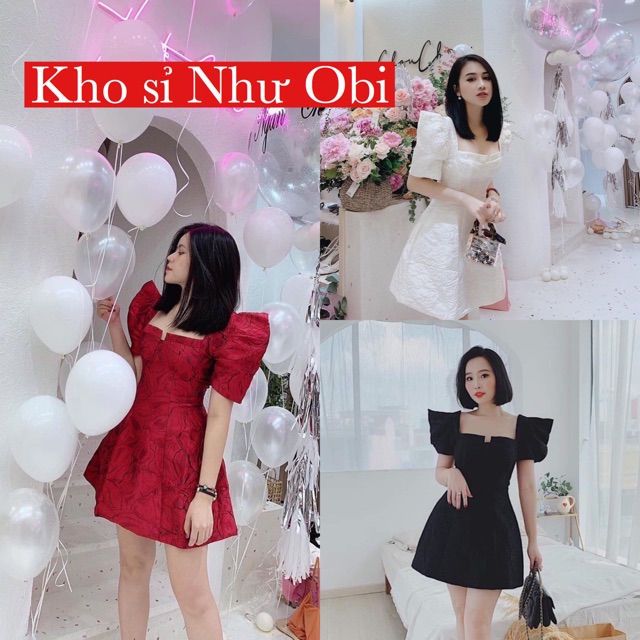 ⛔️ HÀNG LOẠI 1 ⛔️ ĐẦM GẤM TAY PHỒNG