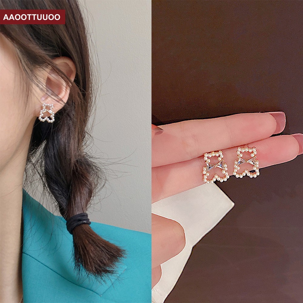 Khuyên Tai Hình Gấu Thời Trang Hàn Quốc Xinh Xắn Cho Nữ Giới
